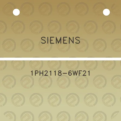 siemens-1ph2118-6wf21