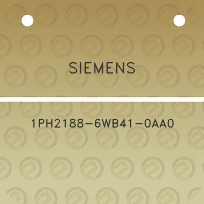 siemens-1ph2188-6wb41-0aa0