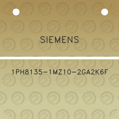 siemens-1ph8135-1mz10-2ga2k6f