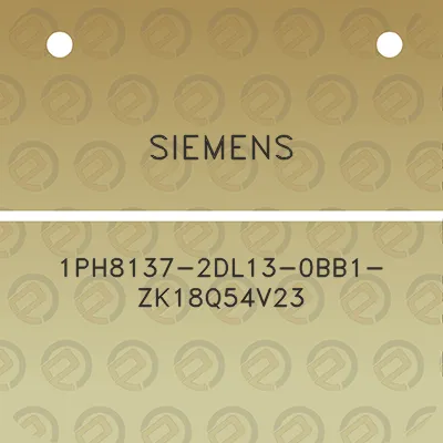 siemens-1ph8137-2dl13-0bb1-zk18q54v23