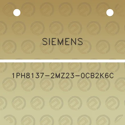 siemens-1ph8137-2mz23-0cb2k6c