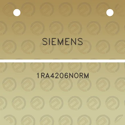 siemens-1ra4206norm