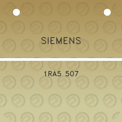 siemens-1ra5-507