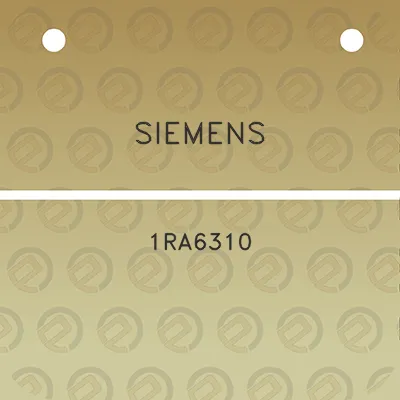 siemens-1ra6310