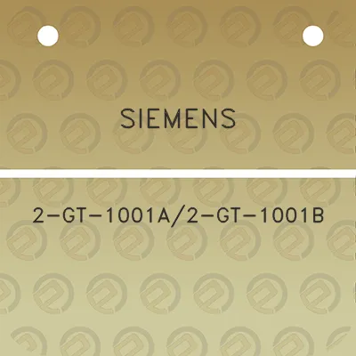 siemens-2-gt-1001a2-gt-1001b