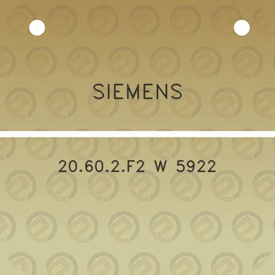 siemens-20602f2-w-5922