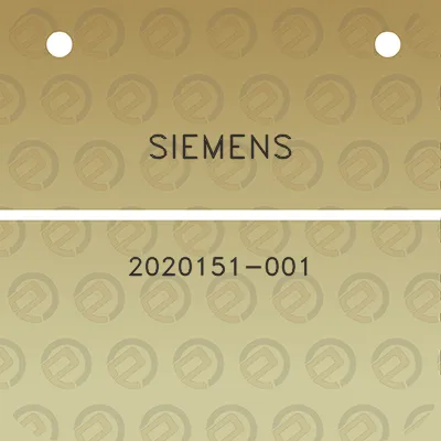 siemens-2020151-001