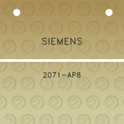 siemens-2071-ap8