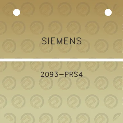 siemens-2093-prs4