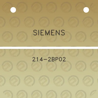 siemens-214-2bp02