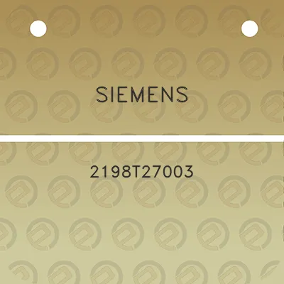 siemens-2198t27003