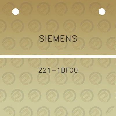 siemens-221-1bf00