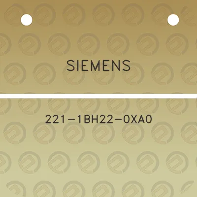 siemens-221-1bh22-0xa0