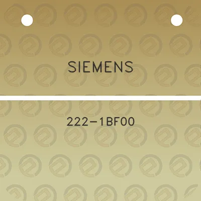 siemens-222-1bf00