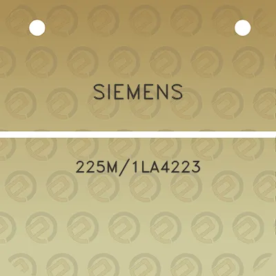 siemens-225m1la4223