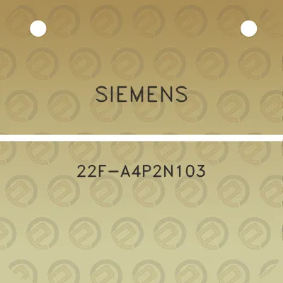 siemens-22f-a4p2n103