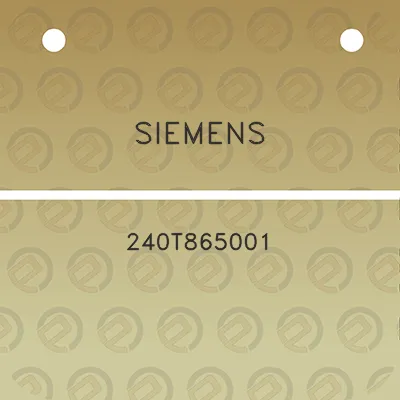 siemens-240t865001