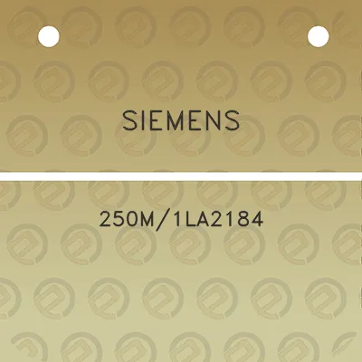 siemens-250m1la2184