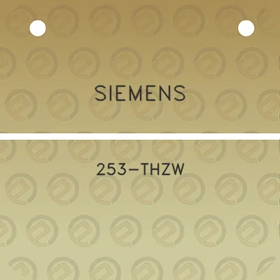 siemens-253-thzw