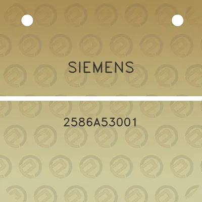 siemens-2586a53001