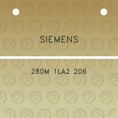 siemens-280m-1la2-206