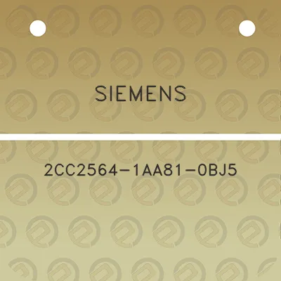 siemens-2cc2564-1aa81-0bj5