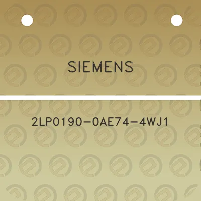 siemens-2lp0190-0ae74-4wj1