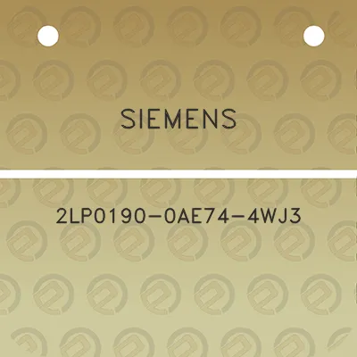 siemens-2lp0190-0ae74-4wj3