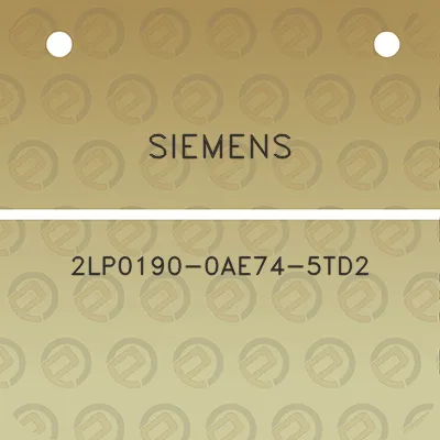 siemens-2lp0190-0ae74-5td2