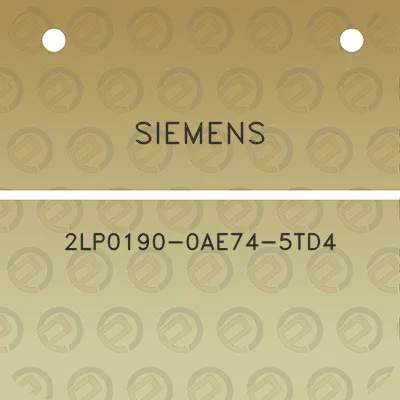 siemens-2lp0190-0ae74-5td4