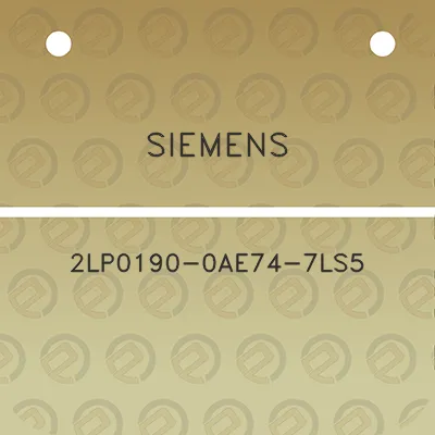 siemens-2lp0190-0ae74-7ls5