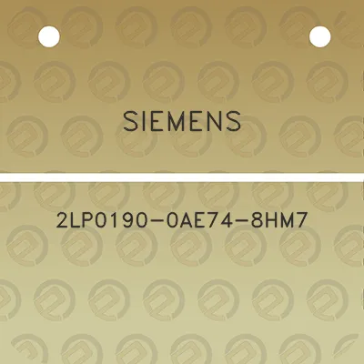 siemens-2lp0190-0ae74-8hm7