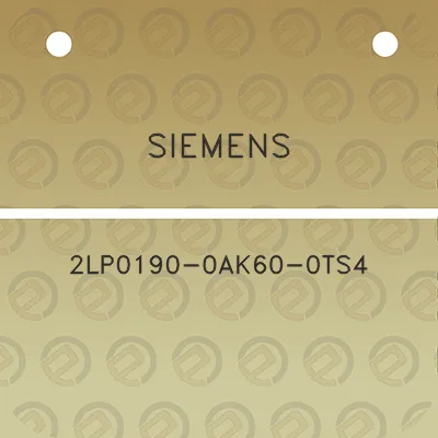 siemens-2lp0190-0ak60-0ts4