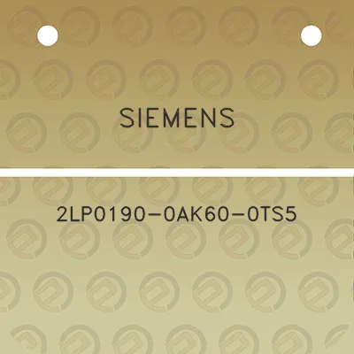 siemens-2lp0190-0ak60-0ts5