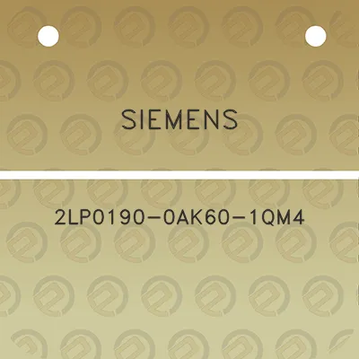 siemens-2lp0190-0ak60-1qm4