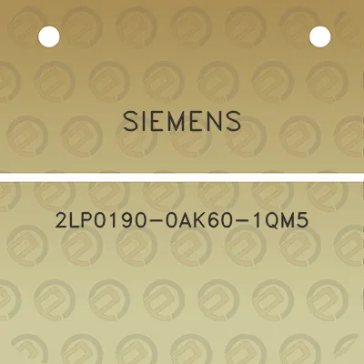 siemens-2lp0190-0ak60-1qm5