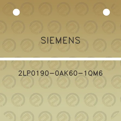 siemens-2lp0190-0ak60-1qm6