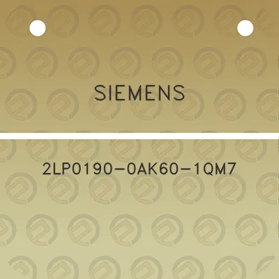 siemens-2lp0190-0ak60-1qm7