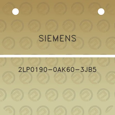 siemens-2lp0190-0ak60-3jb5