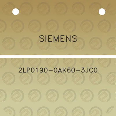 siemens-2lp0190-0ak60-3jc0