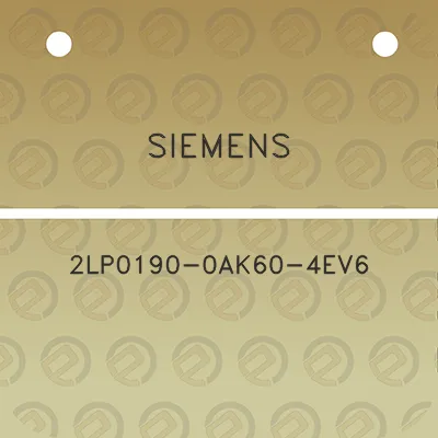 siemens-2lp0190-0ak60-4ev6