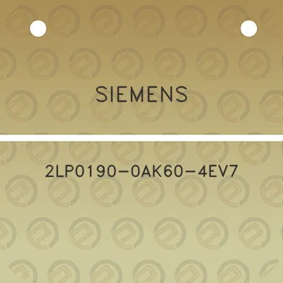 siemens-2lp0190-0ak60-4ev7