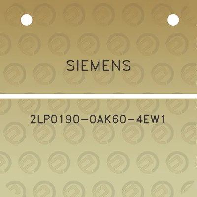 siemens-2lp0190-0ak60-4ew1