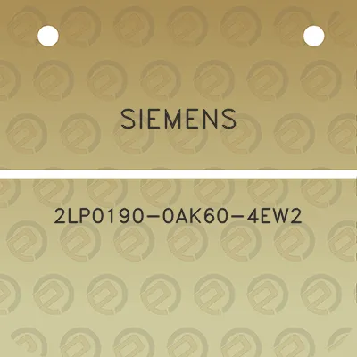 siemens-2lp0190-0ak60-4ew2