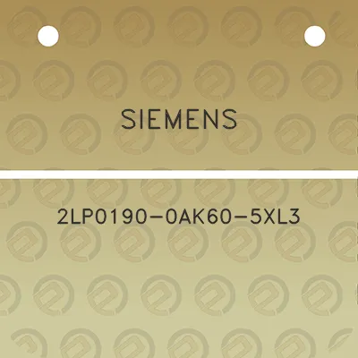 siemens-2lp0190-0ak60-5xl3