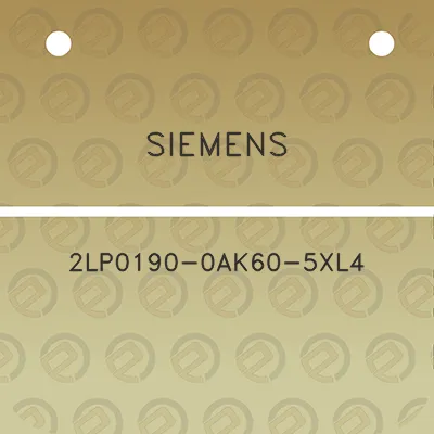 siemens-2lp0190-0ak60-5xl4