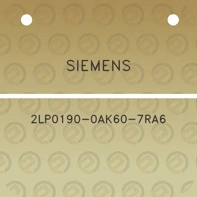 siemens-2lp0190-0ak60-7ra6