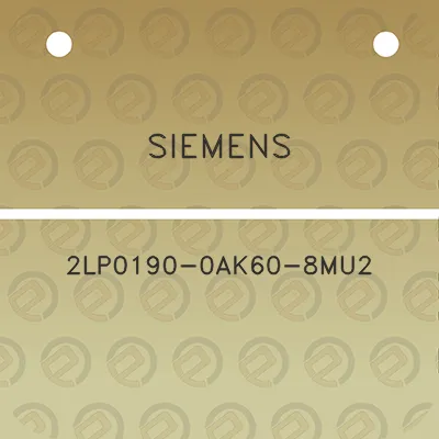 siemens-2lp0190-0ak60-8mu2