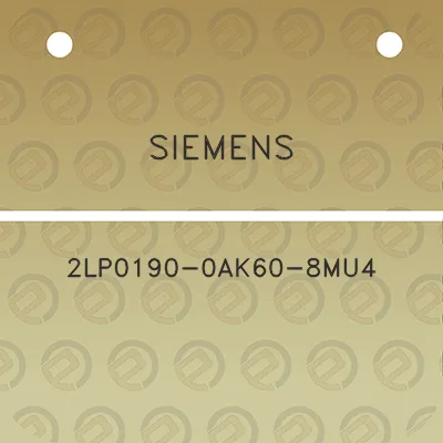 siemens-2lp0190-0ak60-8mu4