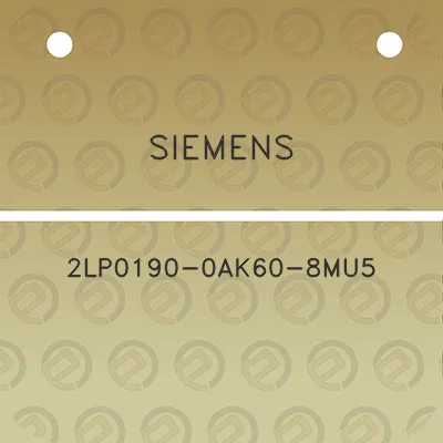 siemens-2lp0190-0ak60-8mu5